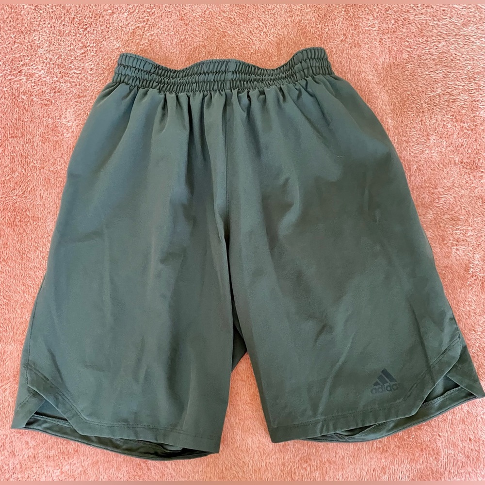 Army Green Adidas Shorts